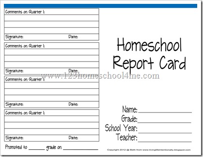 Homeschool book report templates